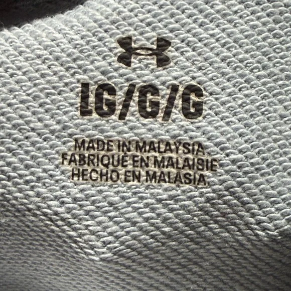 Under Armour Blue and Gray Women's Crew Neck Sweater - Picture 6 of 6